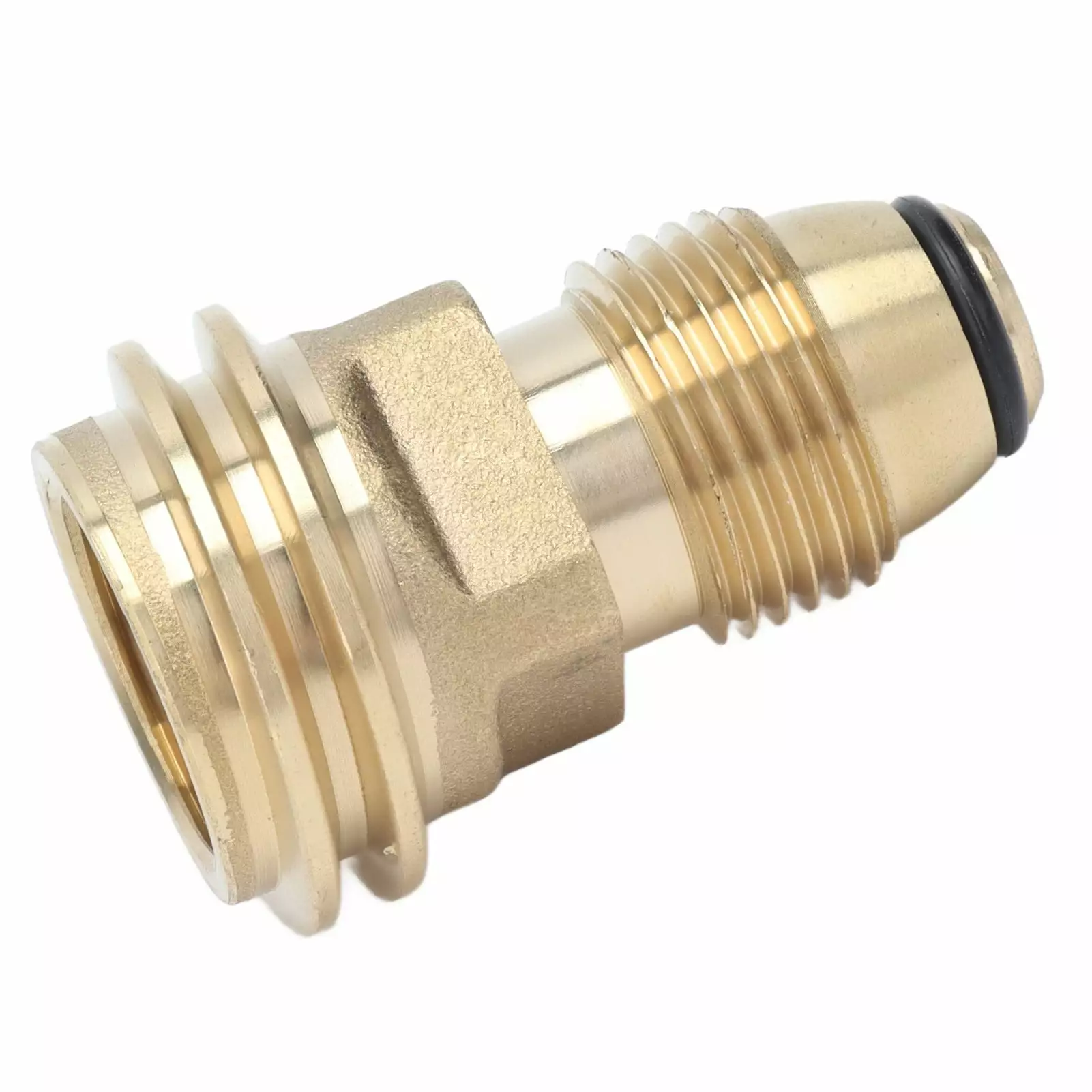 Propane Tank Brass Fittings Modifyer Converts LP TANK POL Service Valve to QCC1 Type1 Hose Propane Tank Modifyer Fitting