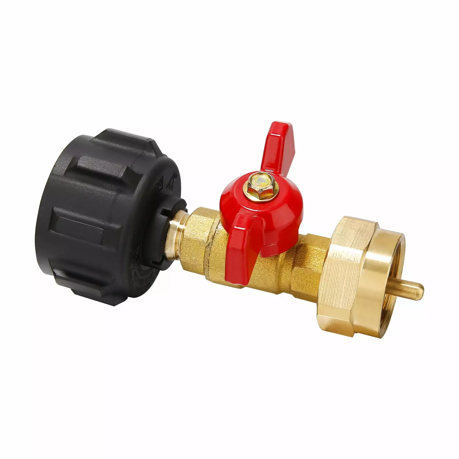 Roastove QCC1 Propane Refill Adapter ON-Off Valve Camping Grill 1LB to 40LBS Tanks