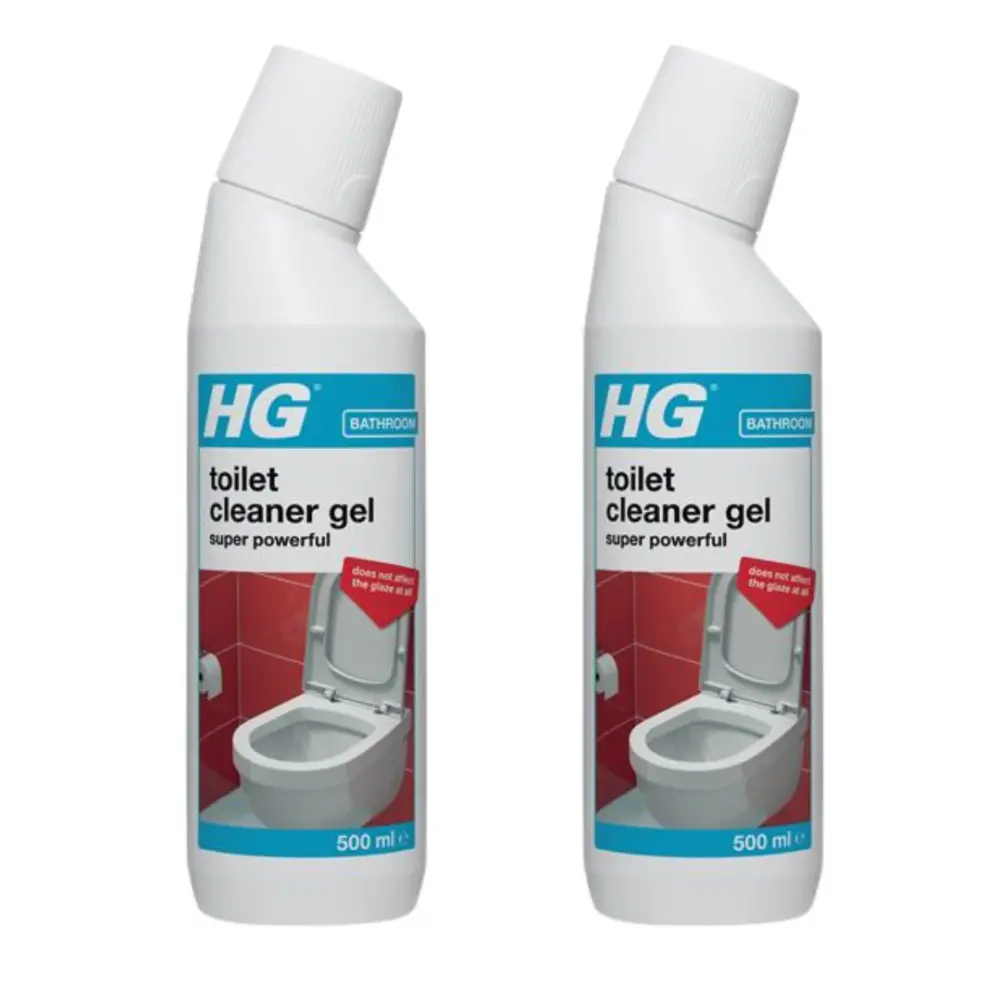 Eco-Friendly HG Toilet Cleaner Gel Super Power 500ml (Pack 2)