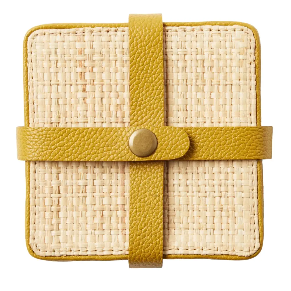 Microfiber Kenneth Coasters Strap -Set 6