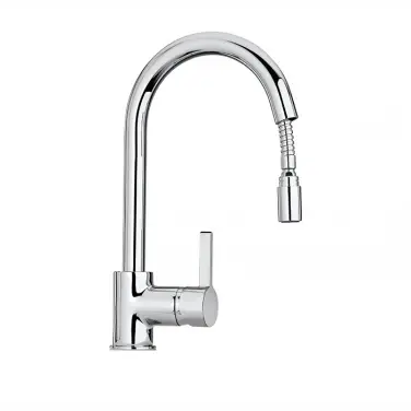 Pull-down kitchen faucet, 1 spray | Fast-Acting