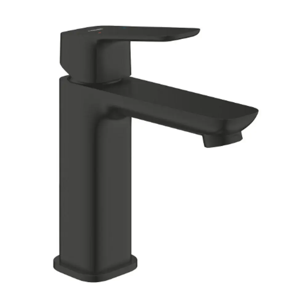 Grohe Cubeo M-Size Basin Mixer - Smooth Body - 1017552430 - Phantom Charcoal