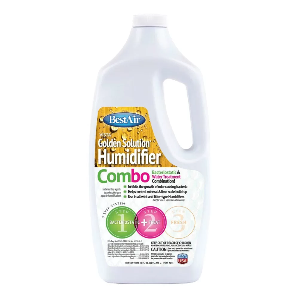 BestAir 245 Humidifier Water & Scale Treatment 32 Oz Clean Moisture Output