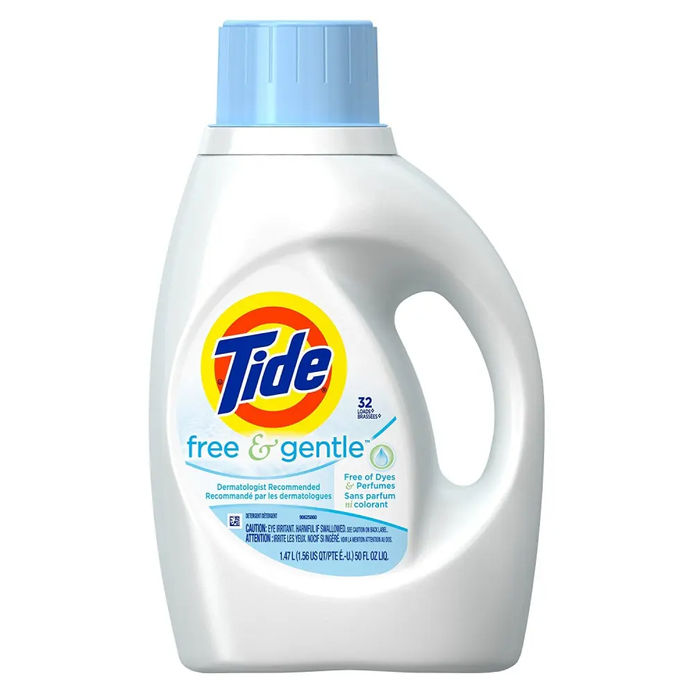 Tide Free & Gentle Laundry Detergent 50 Oz Hypoallergenic Sensitive Skin