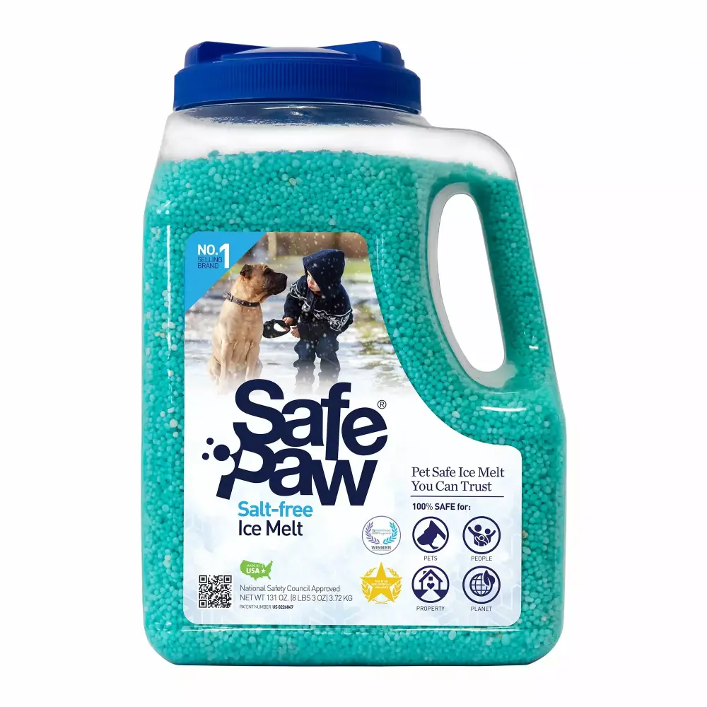 Protect Paw Salt-Free Ice Melt 8.3 lb Jug - Child and Pet Safe Winter Solution