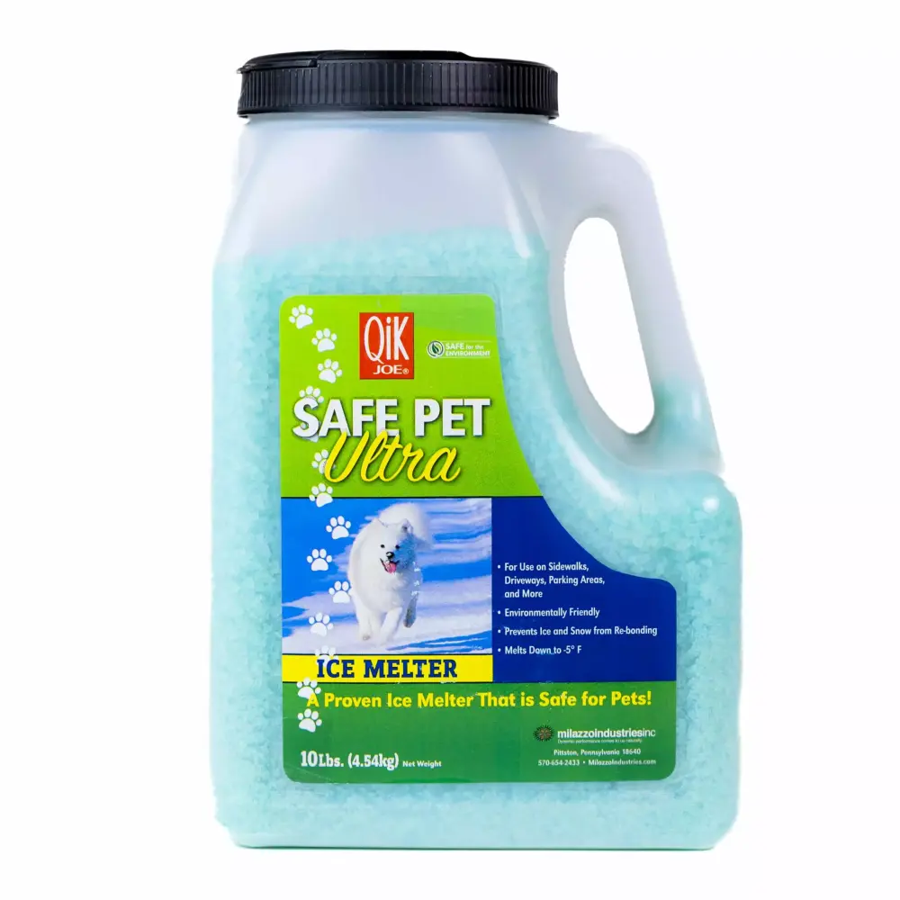 Qik Joe Protect Pet Ultra Instant Snow and Ice Melt Sidewalks Driveways Steps and Parking Lots - Effective to -5 Degrees 1...