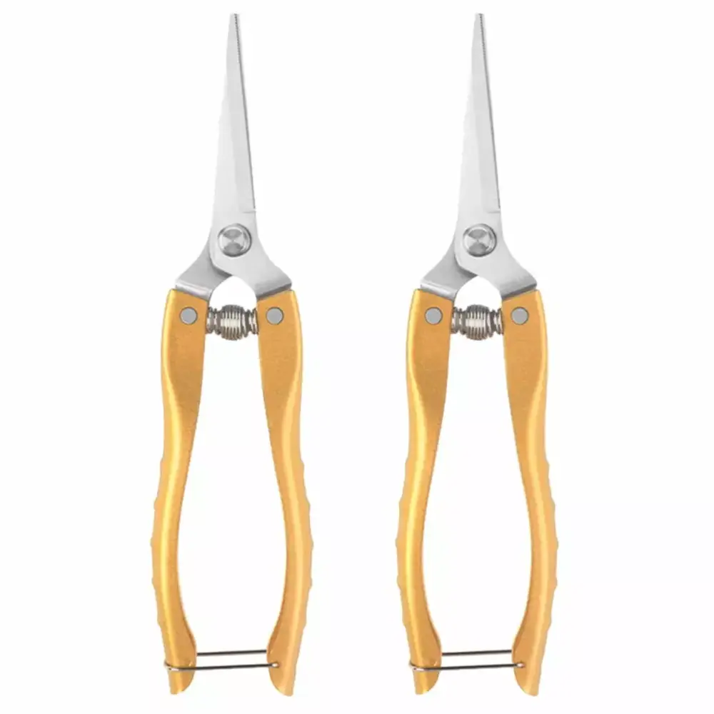 Zonh 2pcs Stainless Steel Garden Pruning Shears Indoor Plants 19