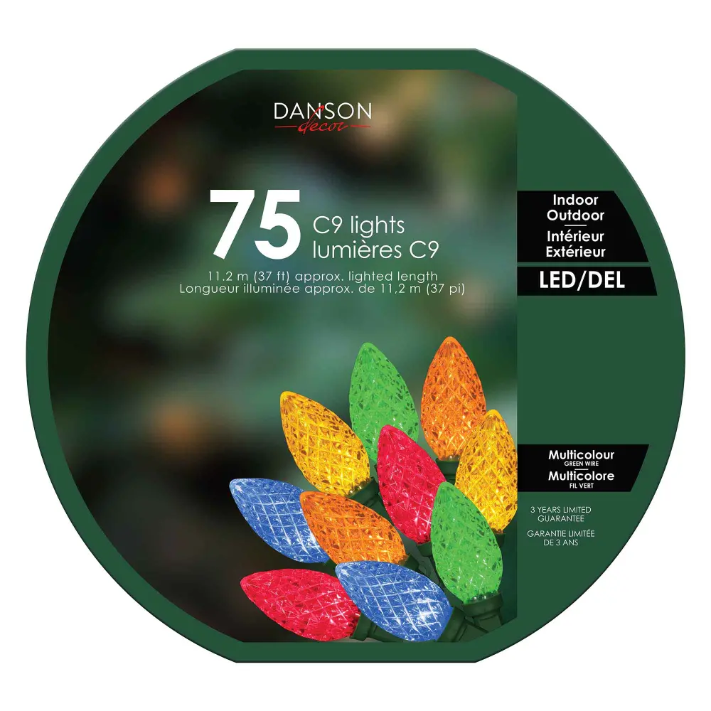 String 75 C5 LED Lights 37' (11.28 m), Polychrome