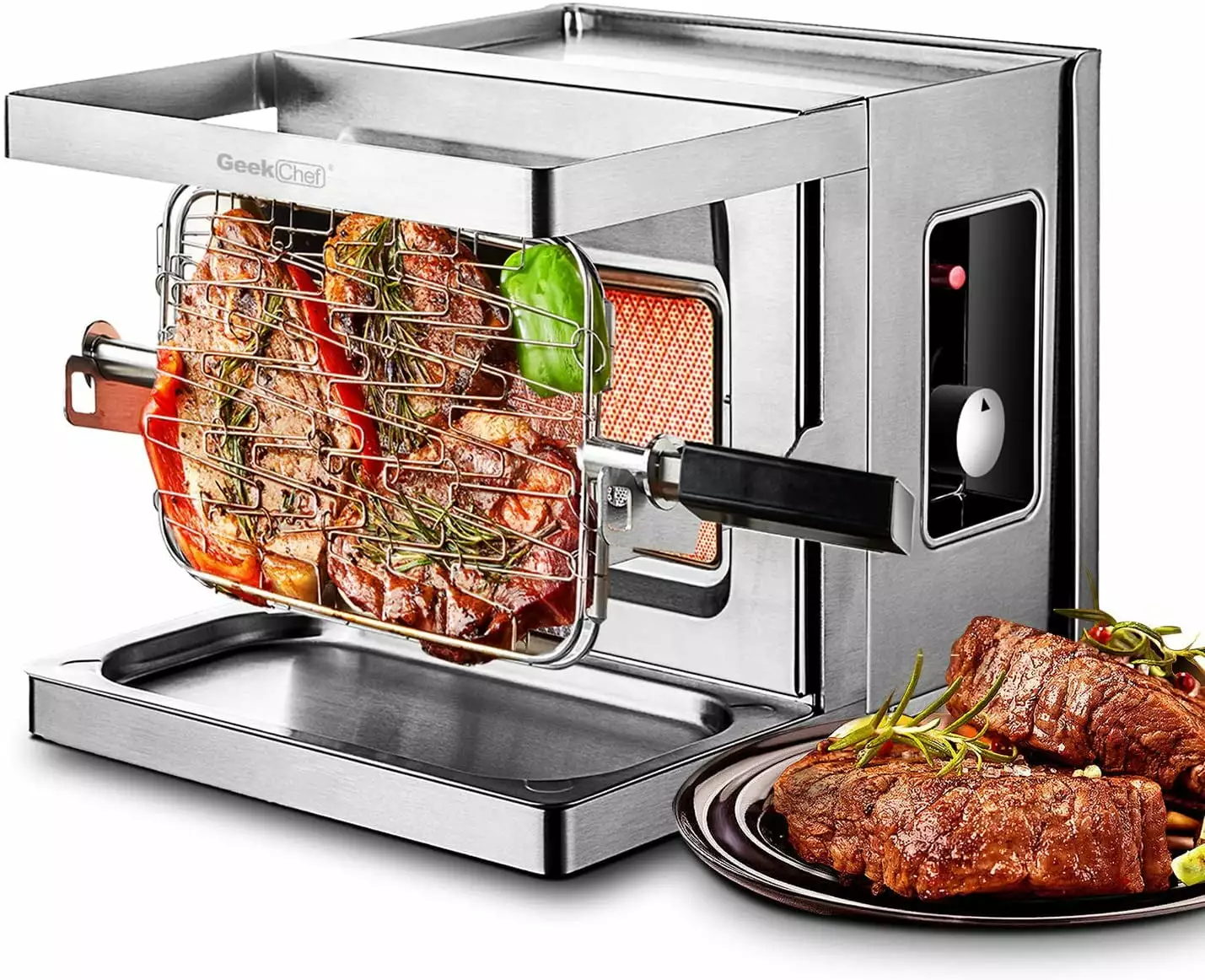 Geek Chef Outdoor Propane Gas Grill Infrared GPG1702 High-Performance BBQ