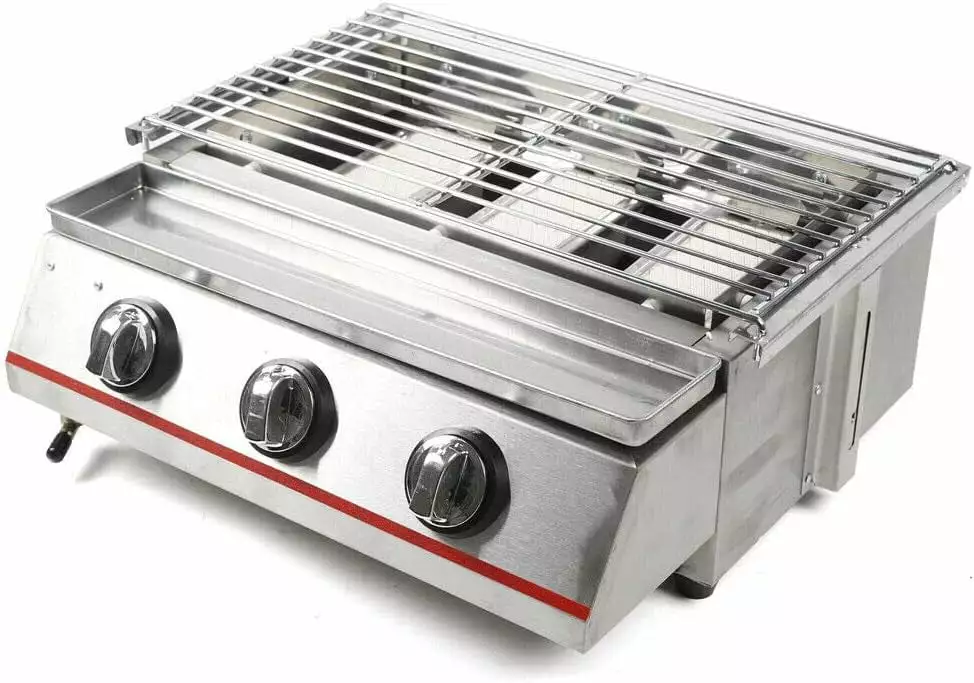 Propane Infrared Steak Grill Vertical Cooking Outdoor Gas Grill Steak Ribeyes BBQ