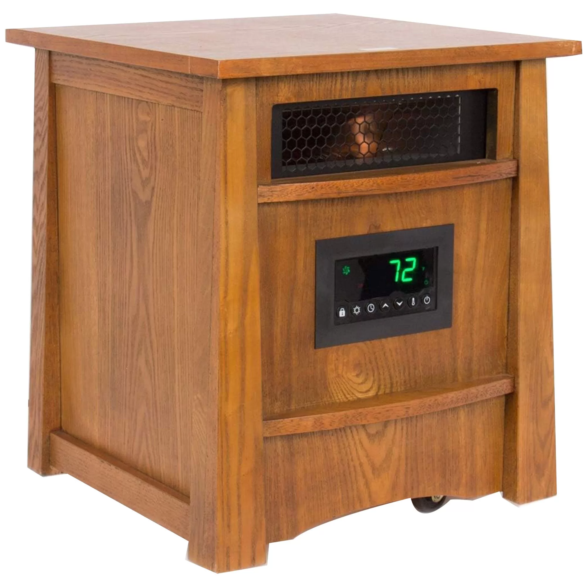LifeSmart LifePro 8 Element 1500W Electric Infrared Quartz Indoor Space Heater Remote