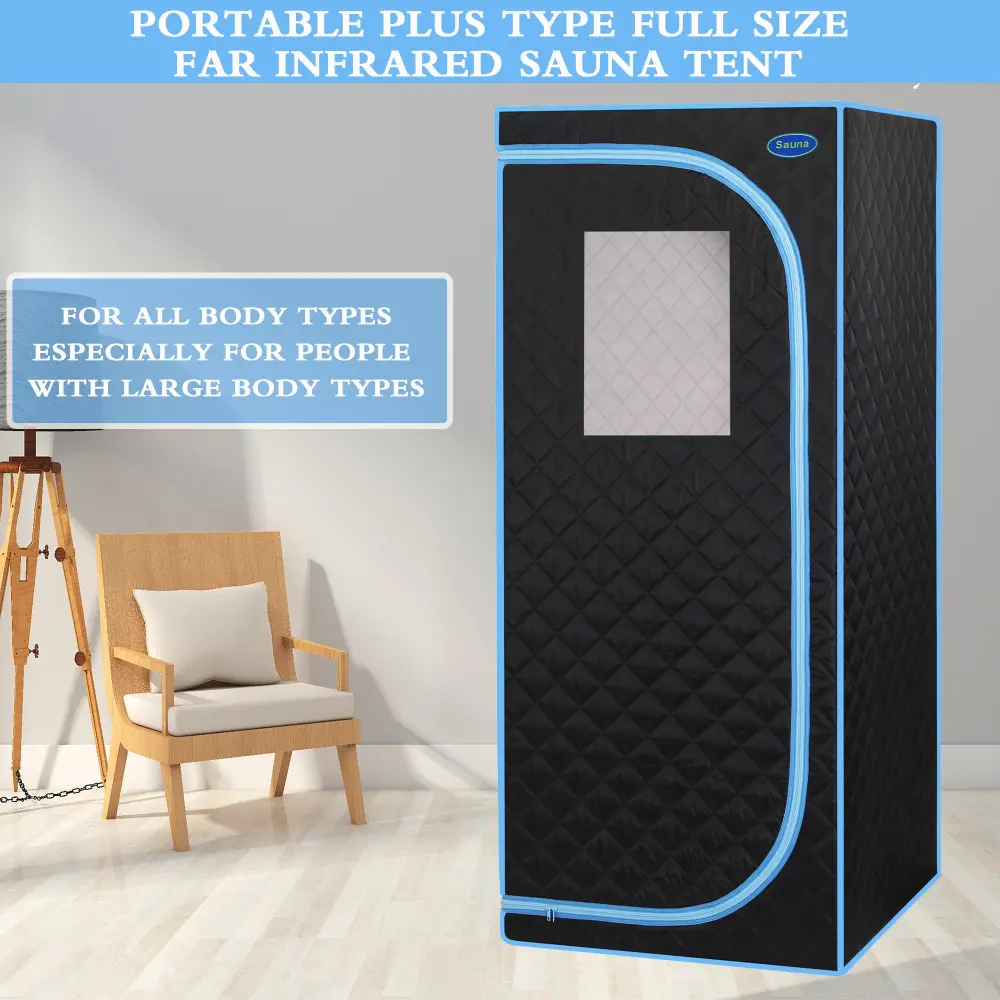 Travel-Friendly Plus Size Full Far Infrared Sauna Tent Spa Detox Therapy rnb