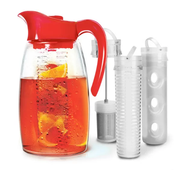 Primula PFRE-3725 Flavor It Cherry Beverage System Pitcher 2.9 Quart Removable Infuser