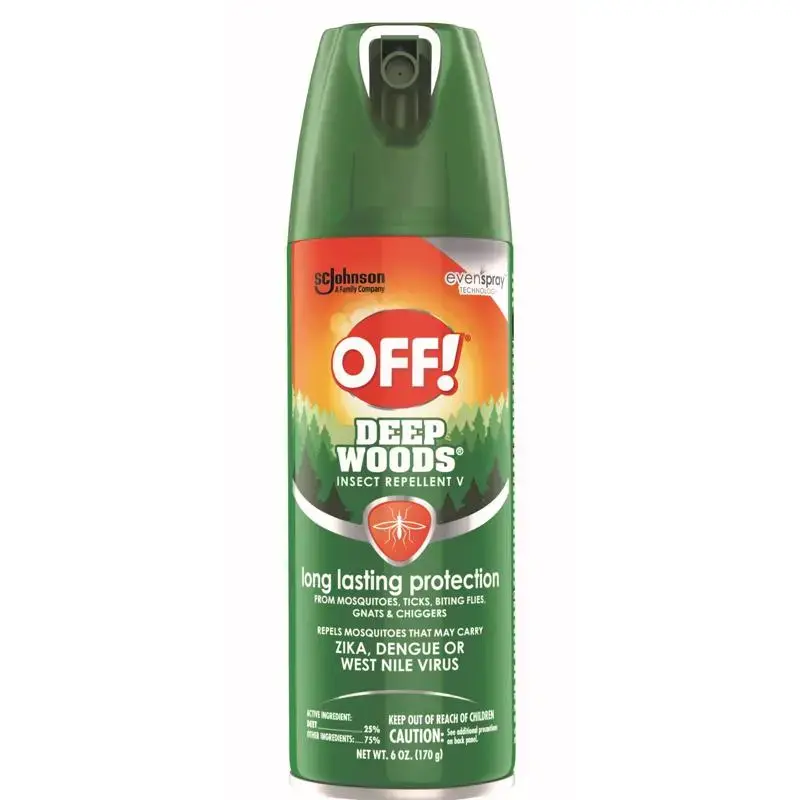 OFF! Deep Woods Insect Repellent Liquid Biting Insects 6 oz Pack 12 Mosquito Repellent