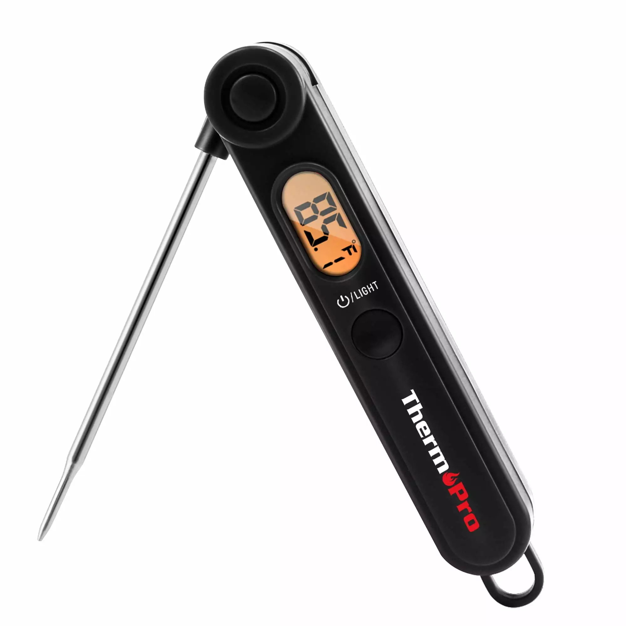 ThermoPro Digital Meat Thermometer Cooking Instant Read Food Thermometer Probe and Backlight Oil Deep Fry Smoker BBQ Grill...