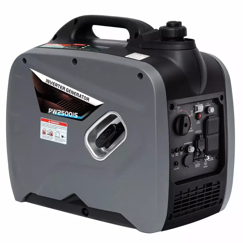 2000W Super Quiet Travel-Friendly Inverter Generator EPA Compliant Intelligent Speed Control