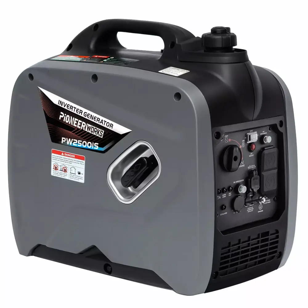2000W Ultra Quiet Travel-friendly Inverter Generator CO Detect Shutdown Camping and Emergency