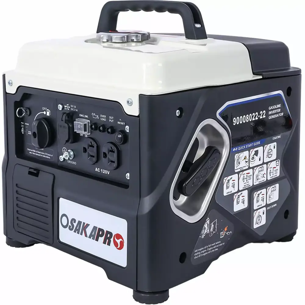 imerelez 1200W Ultra Quiet Travel-friendly Inverter Generator Eco-Mode