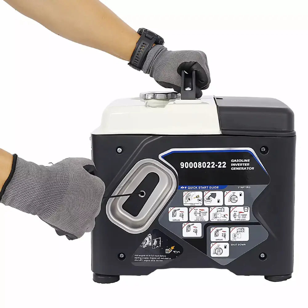 KTENME 1200W Ultra Quiet Travel-friendly Inverter Generator Camping 1200w