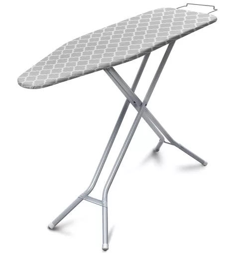 Homz 4740008 Ironing Board Iron Rest Gray & White Sturdy Laundry Essential