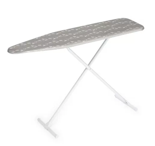 Homz 4850092 T-Leg Ironing Board 53 x 13 Inches Sturdy Ironing Board Metal Frame