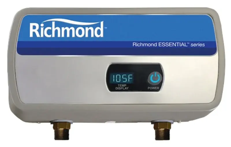 Richmond RMTEX-04 Electric Heater, 29 , 120 V, 3.5 kW, 0.998 % Energy Efficiency, 0.5 to 2 gpm