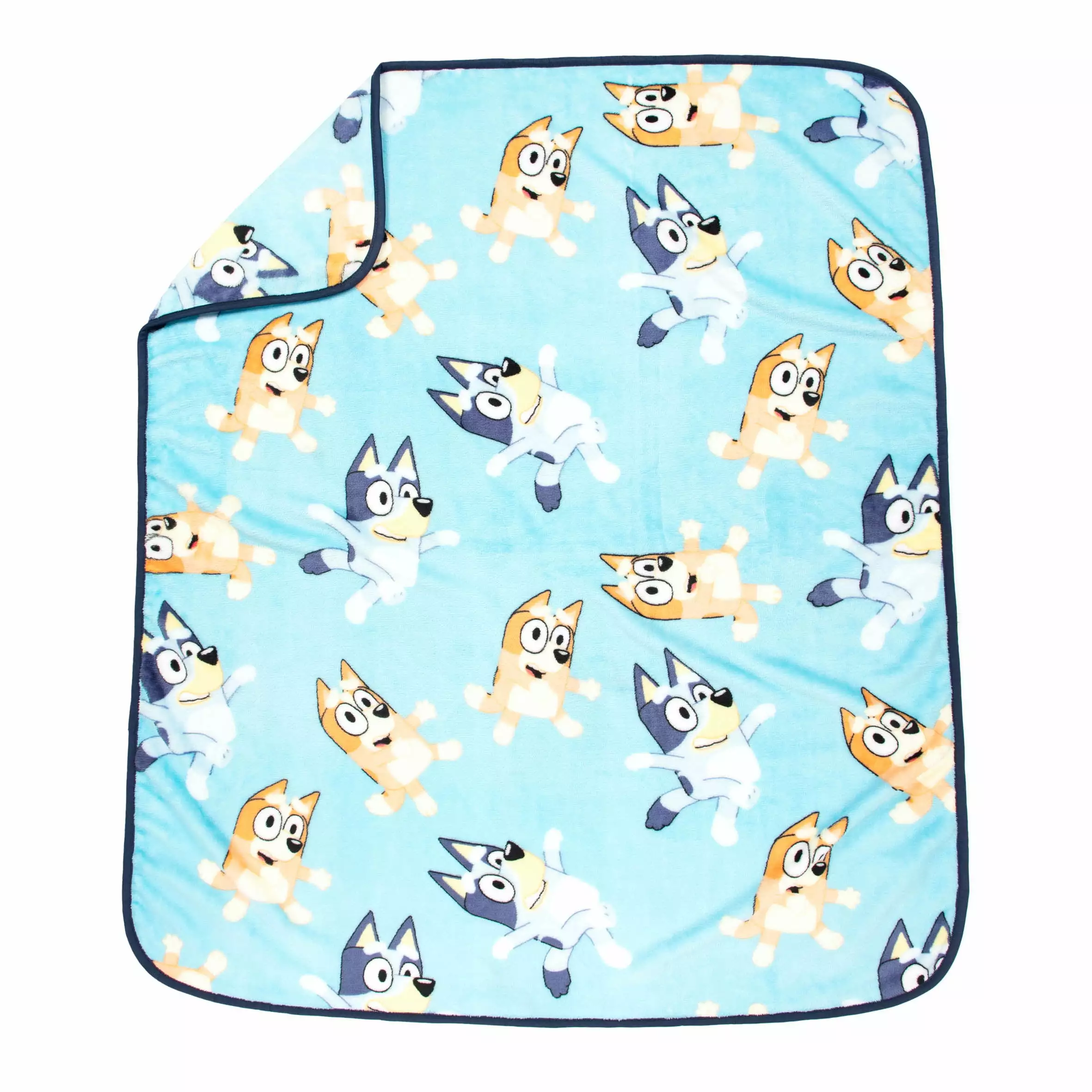 BBC Bluey & Bingo Dance Party Silk Touch Throw Blanket 40 x 50 Inches Microfiber
