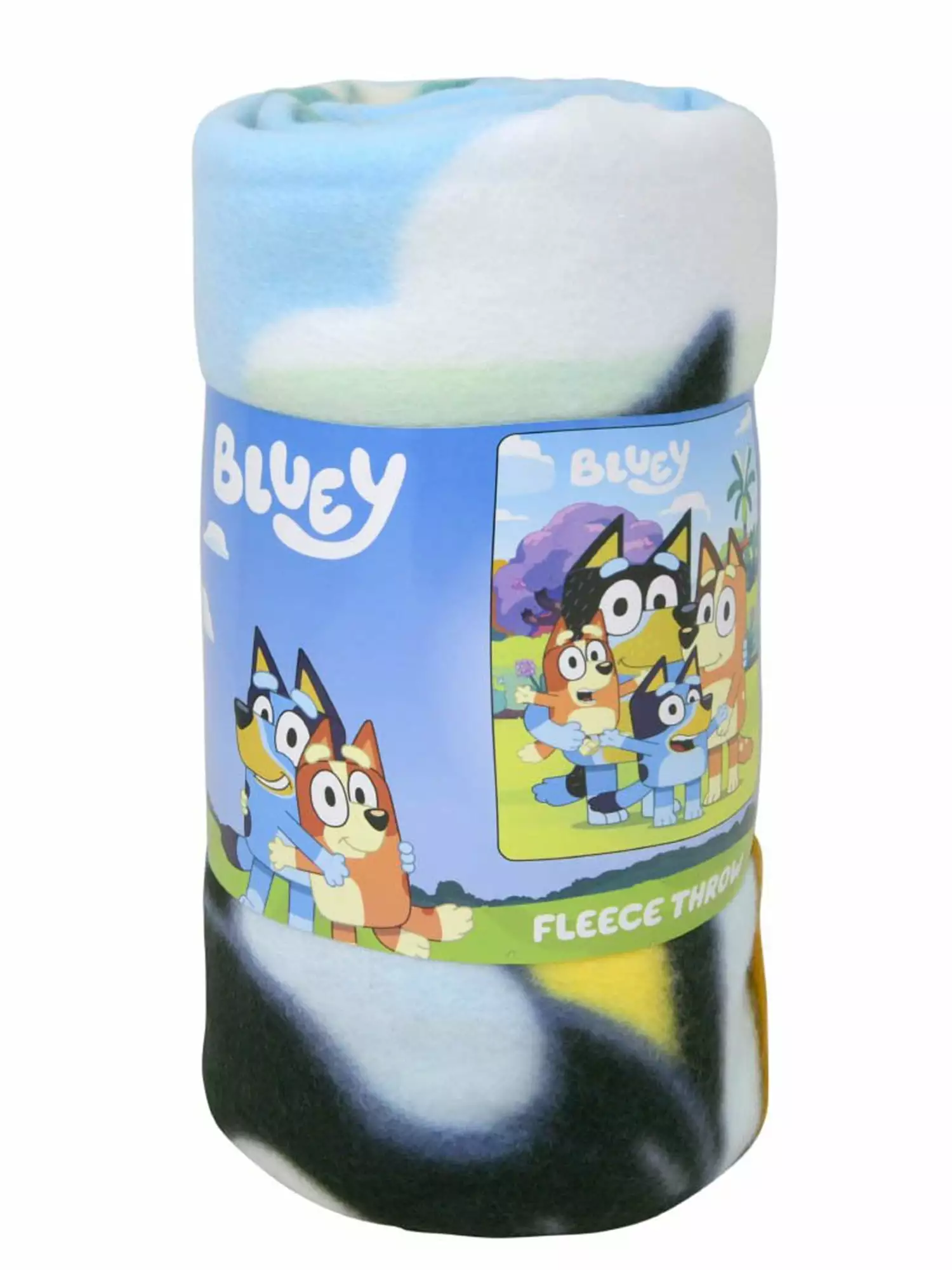 Bluey Fleece Throw Blanket Kids - Soft Blue Blanket 46 x 60 Inches