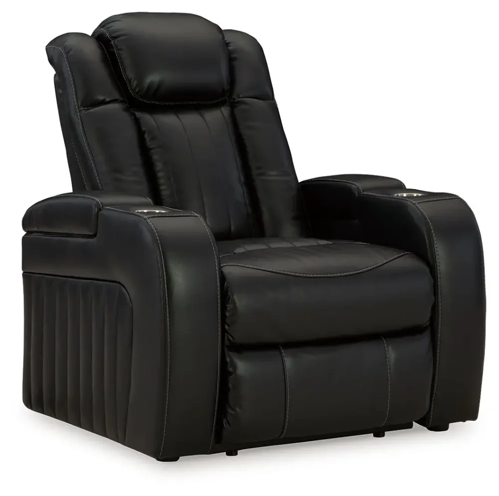 Caveman Den - Power Recliner/ Adj Headrest - Midnight