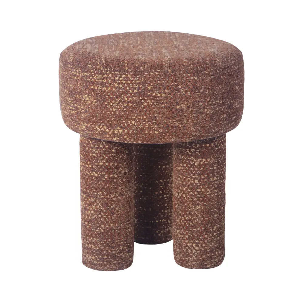 Claire Sedona Chocolate Knubby Stool