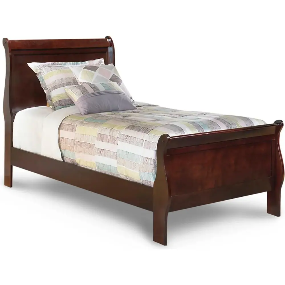 Diamond Contemporary Furniture Exclusive Design Alisdair Twin Sleigh Bed B376-53/B376-83