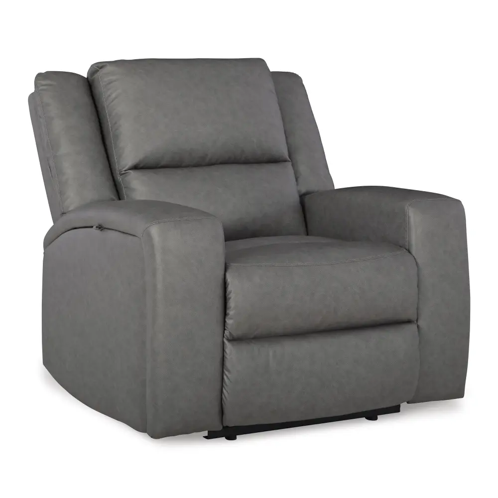 Diamond Modern Furniture Exclusive Design Brixworth Leather Look Recliner Wall Recline 6910629