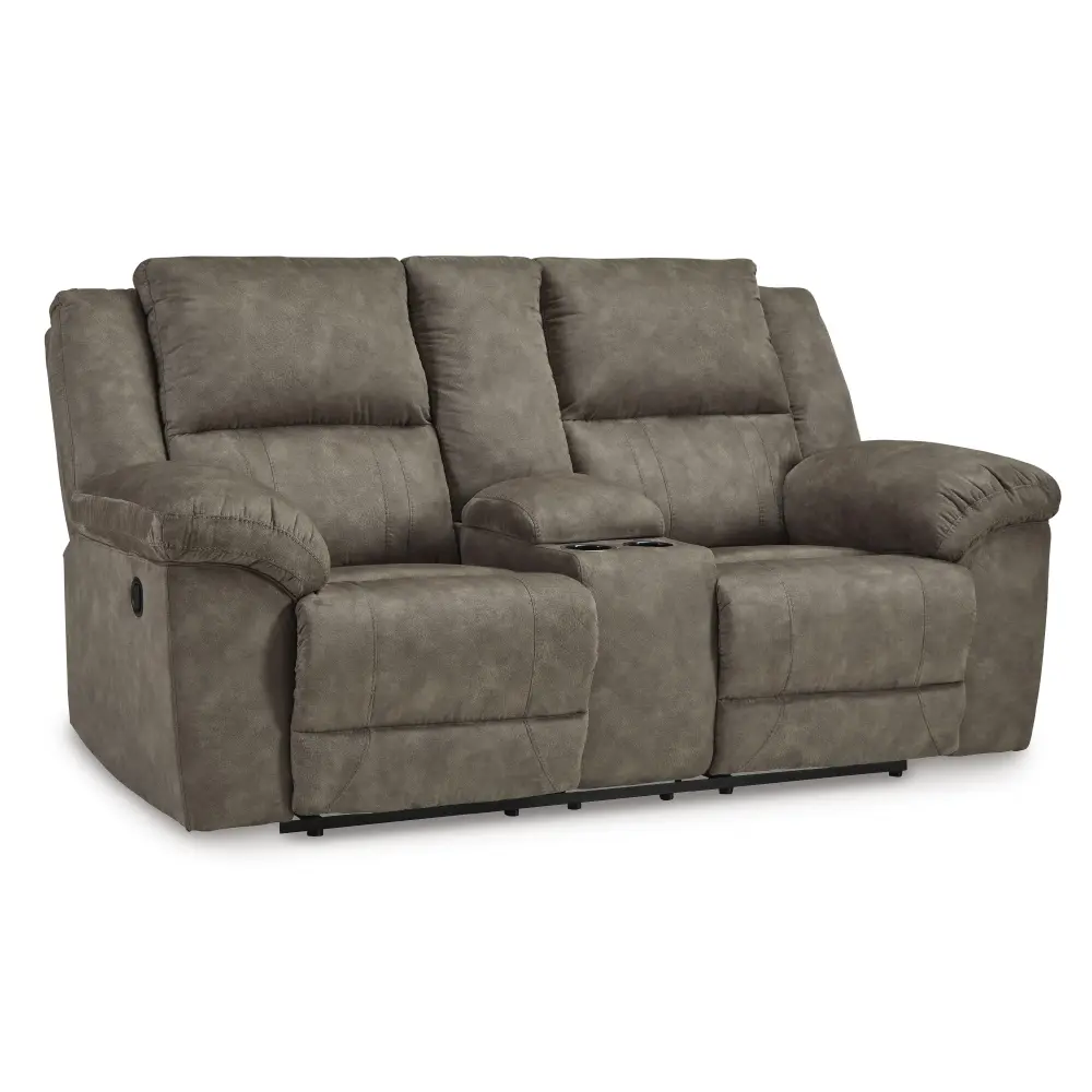 Diamond Modern Furniture Exclusive Design Laresview Reclining Fabric Loveseat Console 3720394