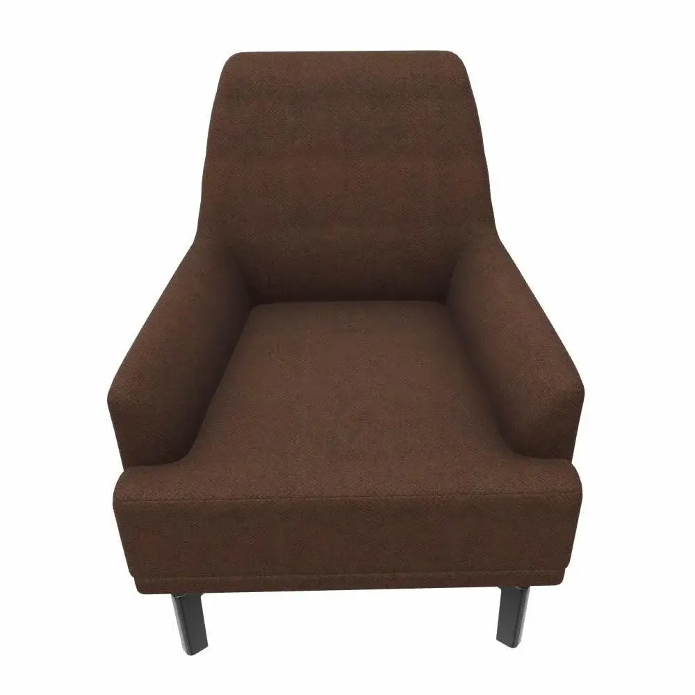 Diamond Modern Furniture Exclusive Dorian Stationary Fabric Chair Dorian Armchair - Chocolate