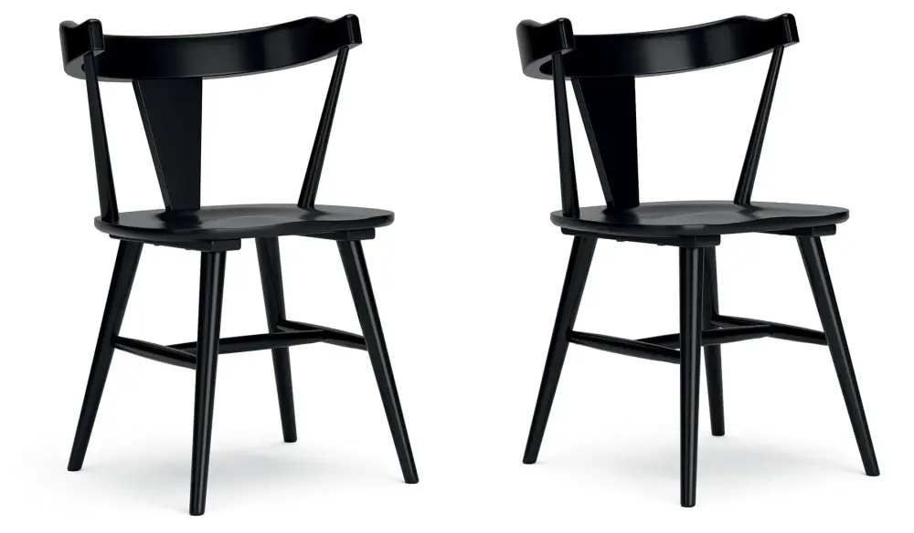 Gretlynn - Dining Room Side Chair (Set 2) - Jet-black