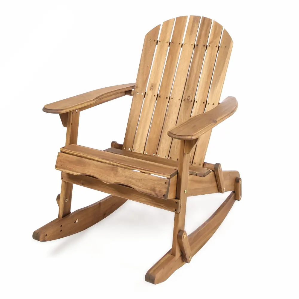 Outdoor Adirondack Rocking Chair Hand Produced Details