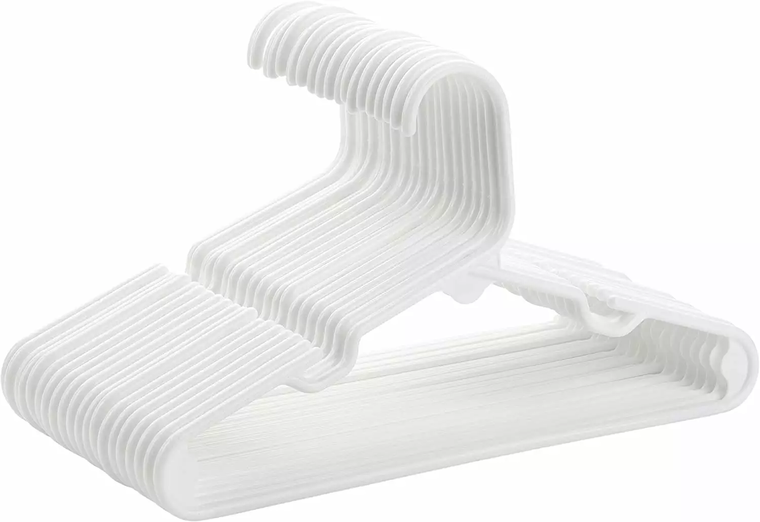 Mr. Pen 20 Pack White Plastic Kids Hangers Children Baby Closet Hangers