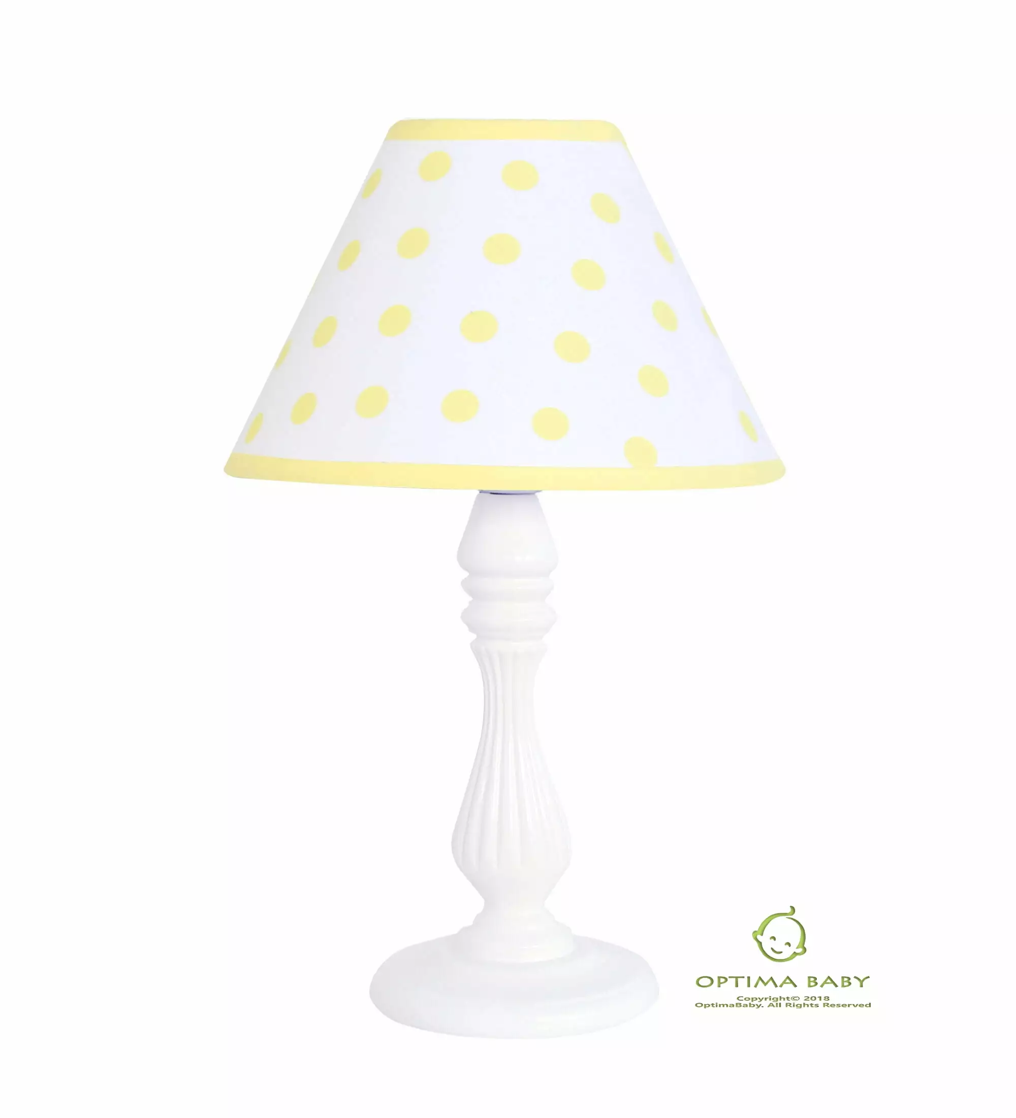 OptimaBaby Yellow Grey Chevron Lamp Shade Replacement Without Base Modern Nursery Decor GEENNY