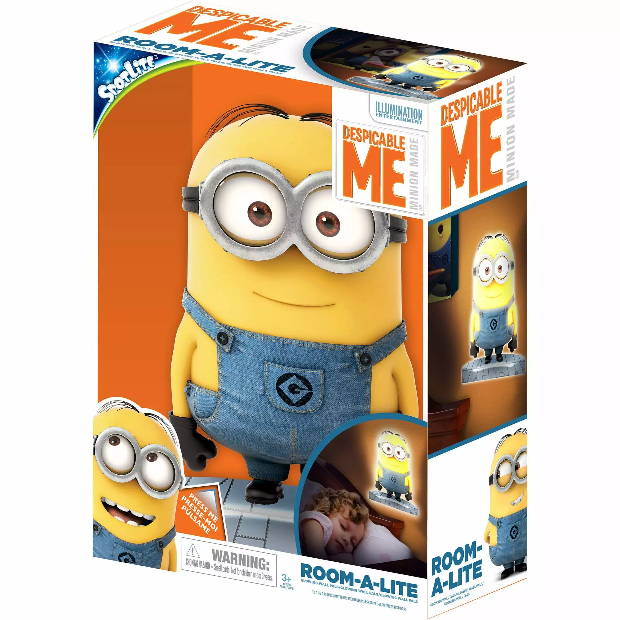Despicable Me Room--Lite Minion Bedroom Night Light Kids Minions
