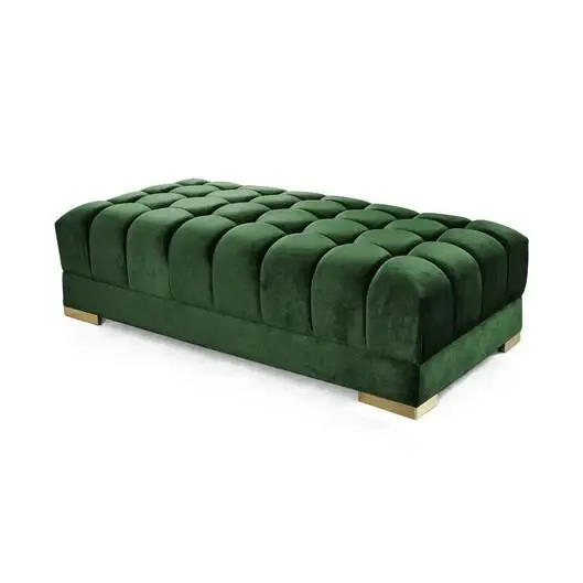 Diamond Modern Furniture NV Ariana Fabric Ottoman ARIANA OTT-GREEN