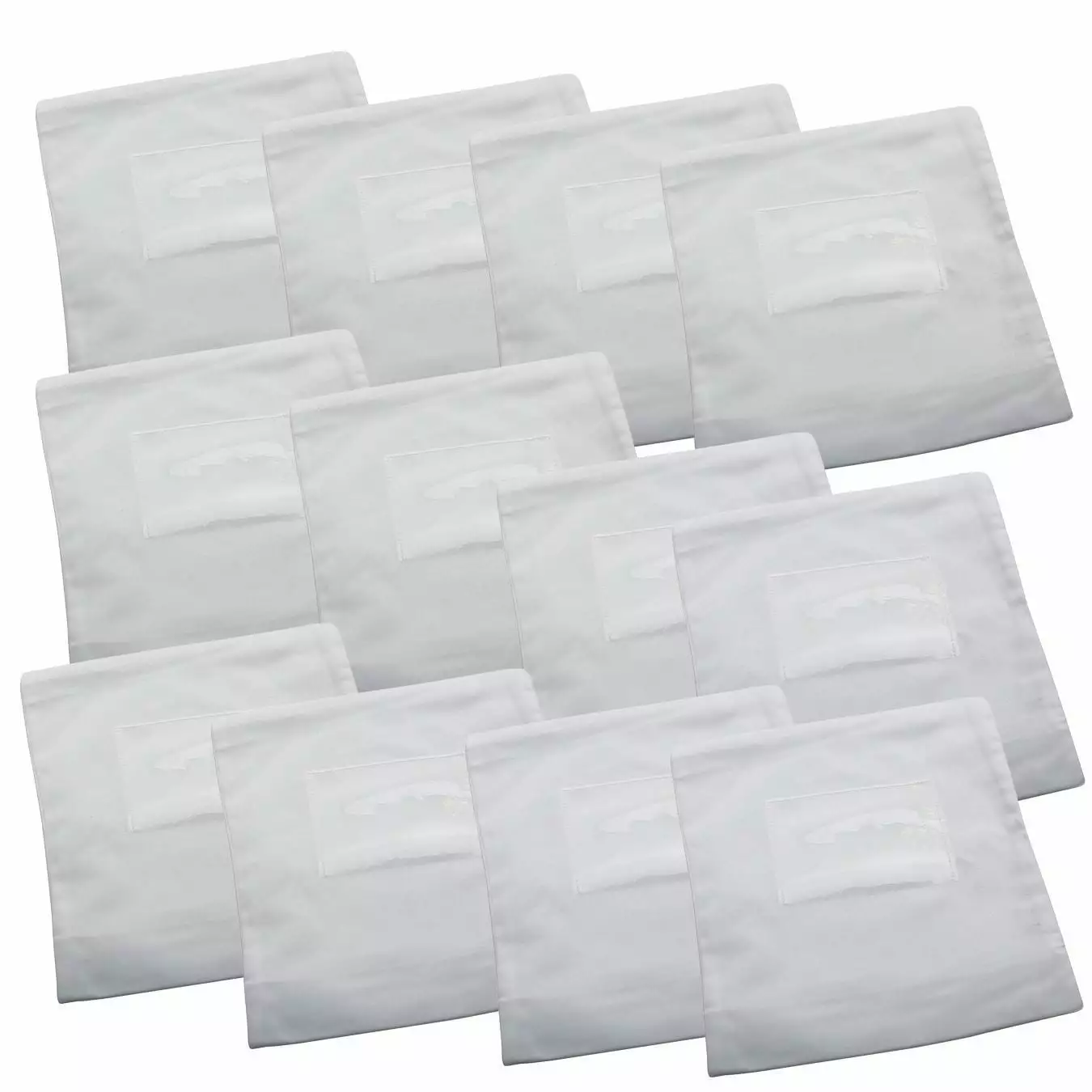 Color-Me Pillow Cases Pack 12 White DIY Decorating S&S