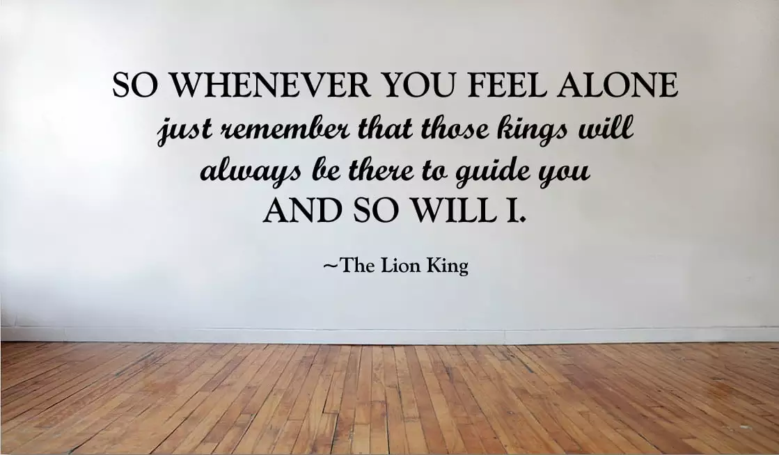 Blinggo Lion King Removable Vinyl Wall Decal Home Decor Blinggoinc