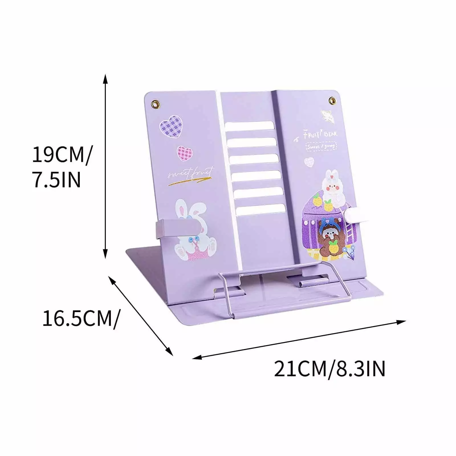 Student Children's Reading Shelf Multifunctional Desktop Reading Shelf Kids MELDVDIB