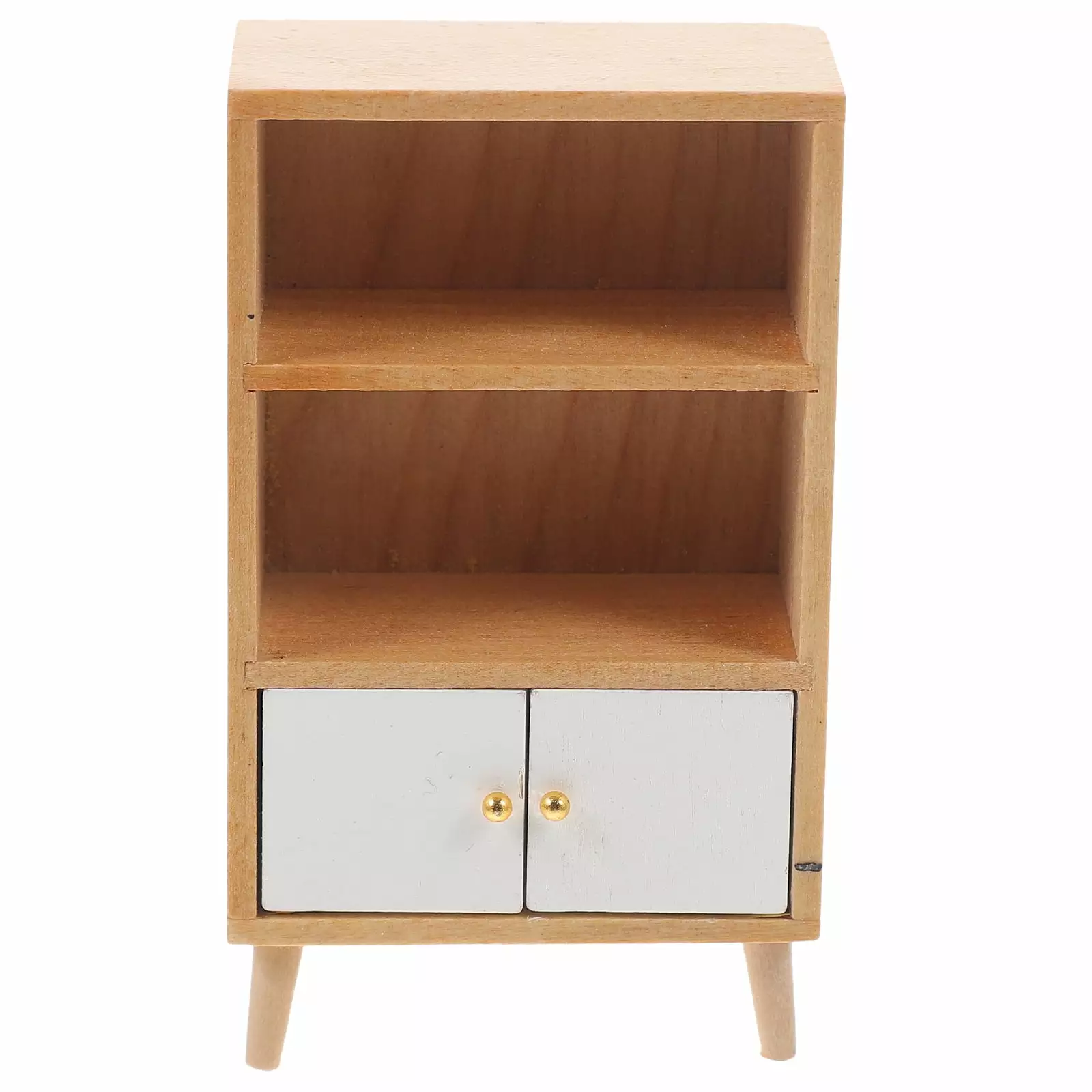 Solid Wood Display Cabinet Book Shelves Bookshelf Kids Present NOBRAND
