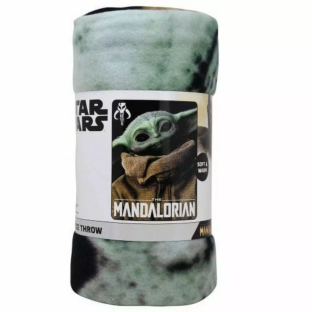 Star Wars Child 45x60 Fleece Throw Wise Child Blanket Soft Warm Licensed