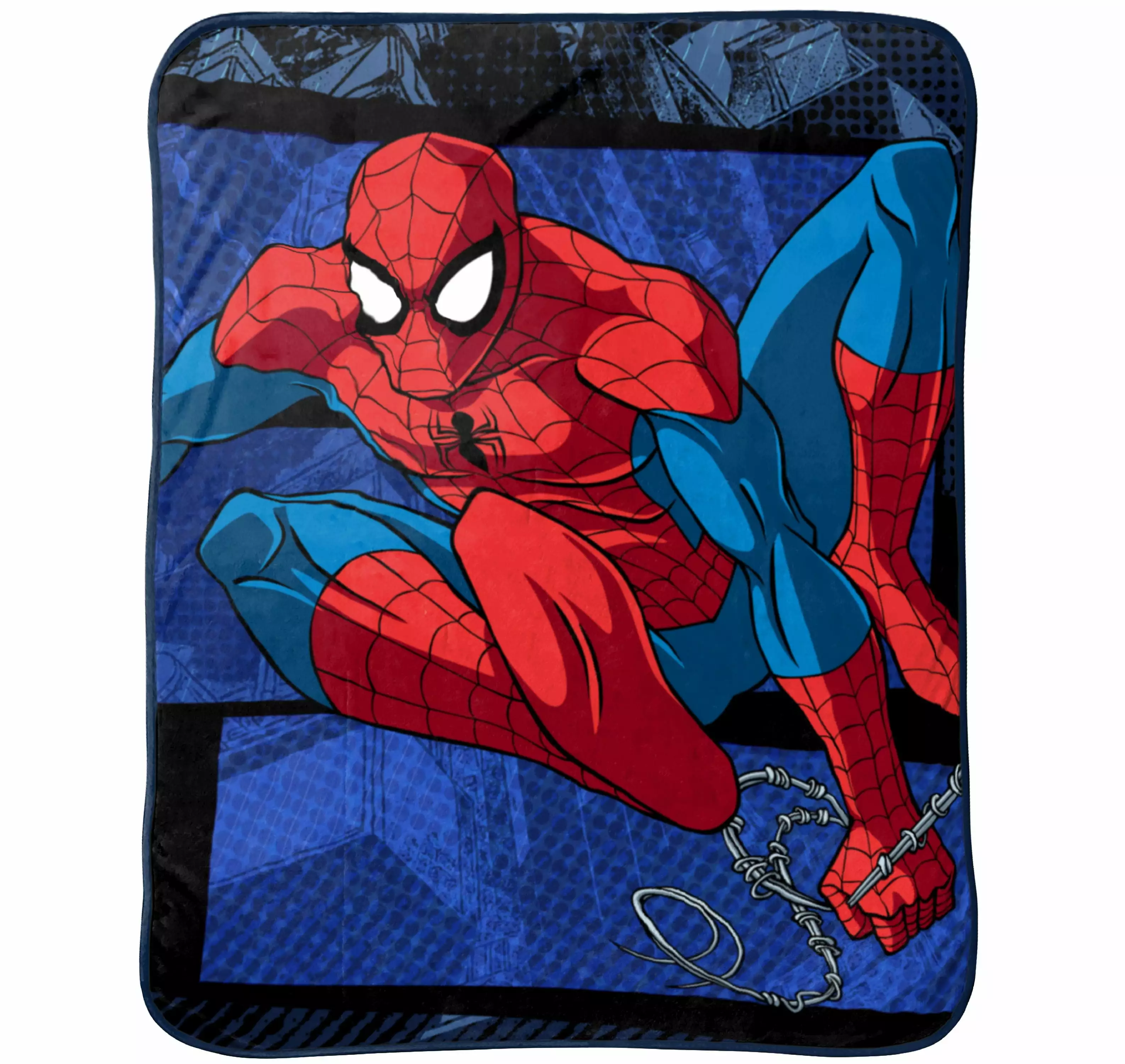 Spider-Man Leaps and Bounds 50 x 60 Silk Touch Throw Blanket Soft Cozy