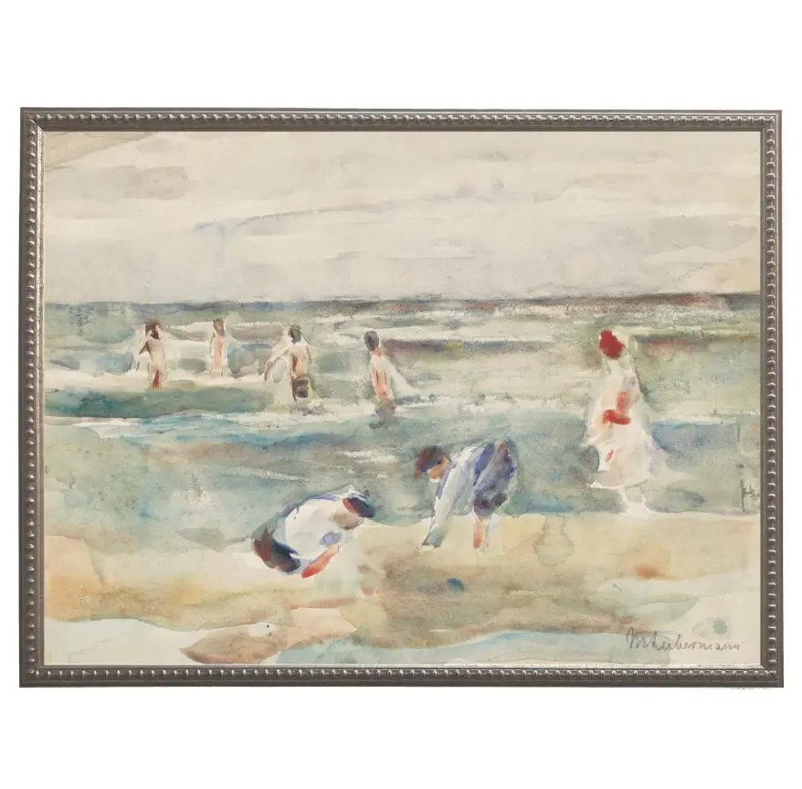 Children Playing on Beach