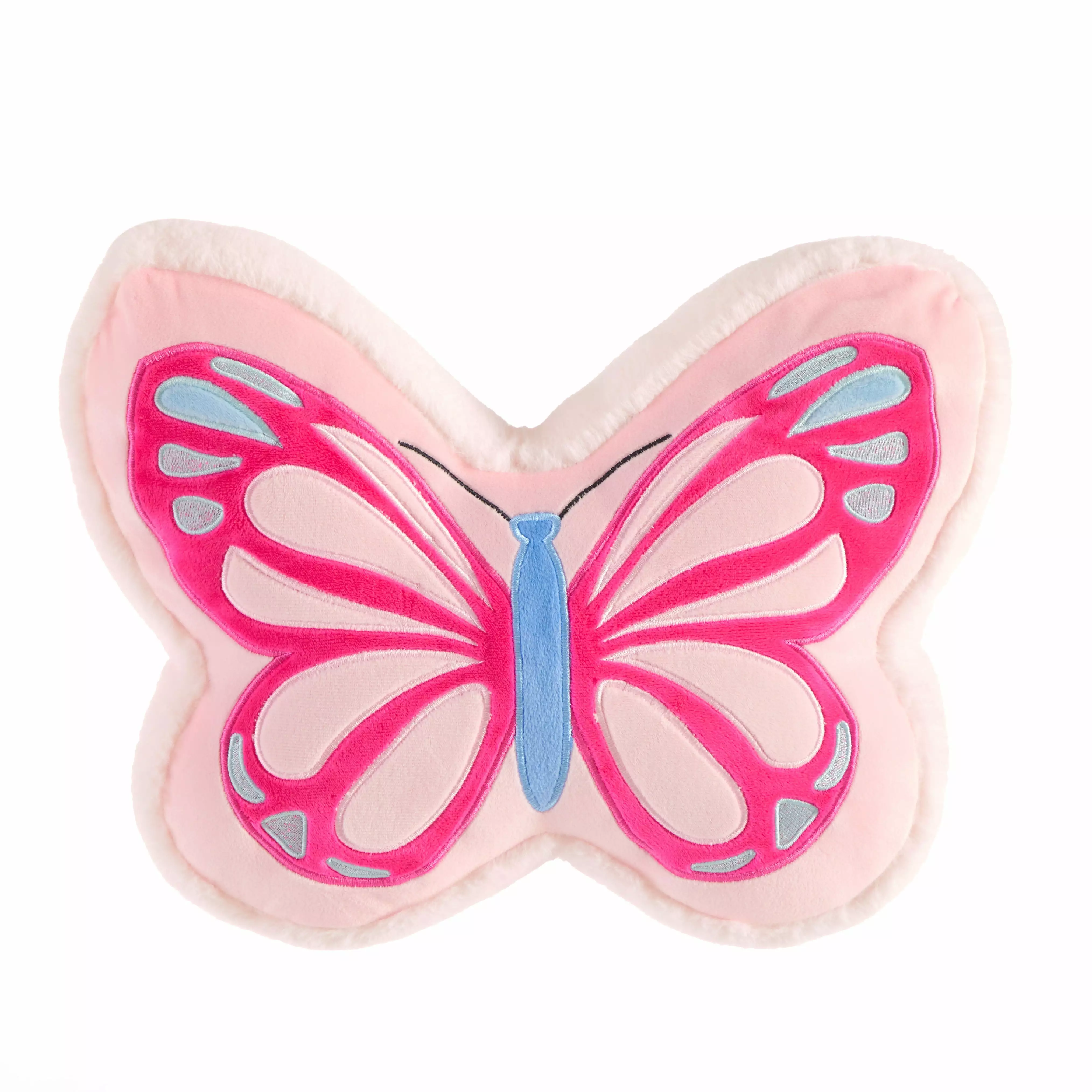 Your Zone Butterfly Decorative Pillow Pink Spot-clean 11in