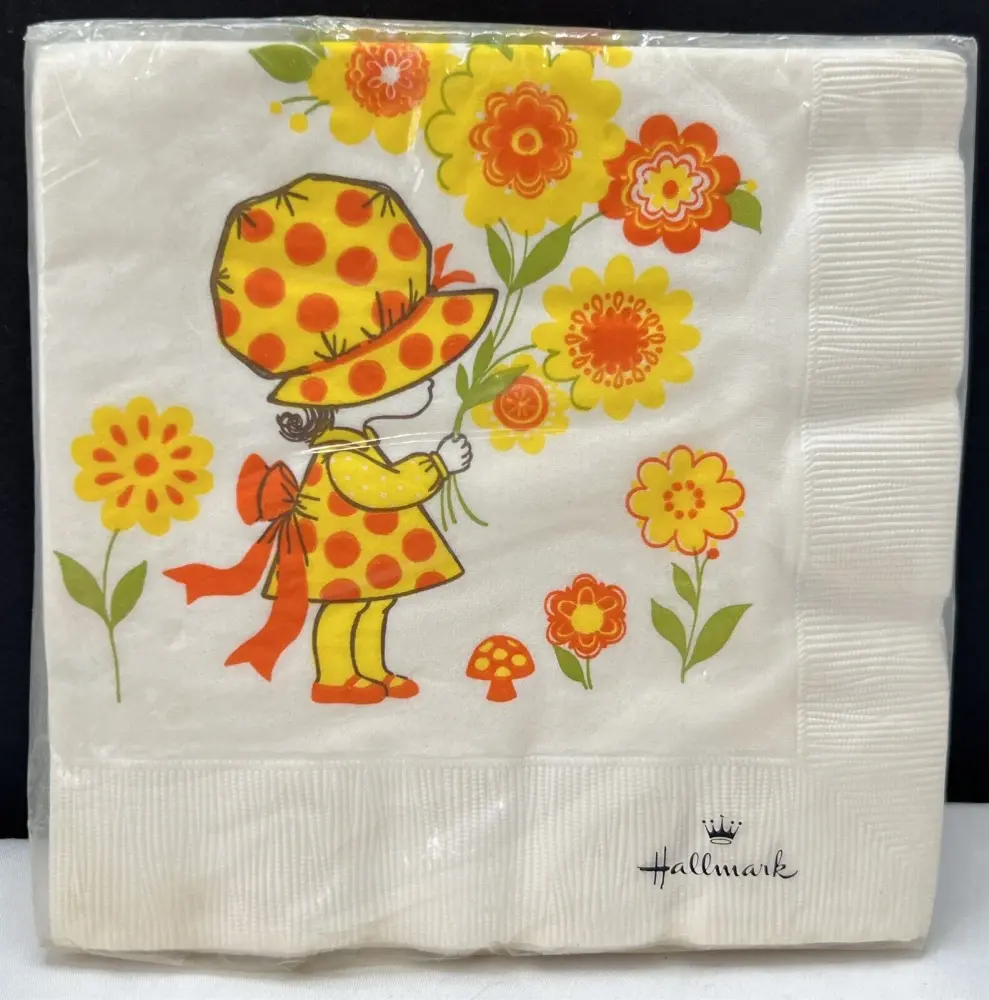Hallmark HOLLY HOBBIE Classic Decoupage Paper Napkins 20 NIP
