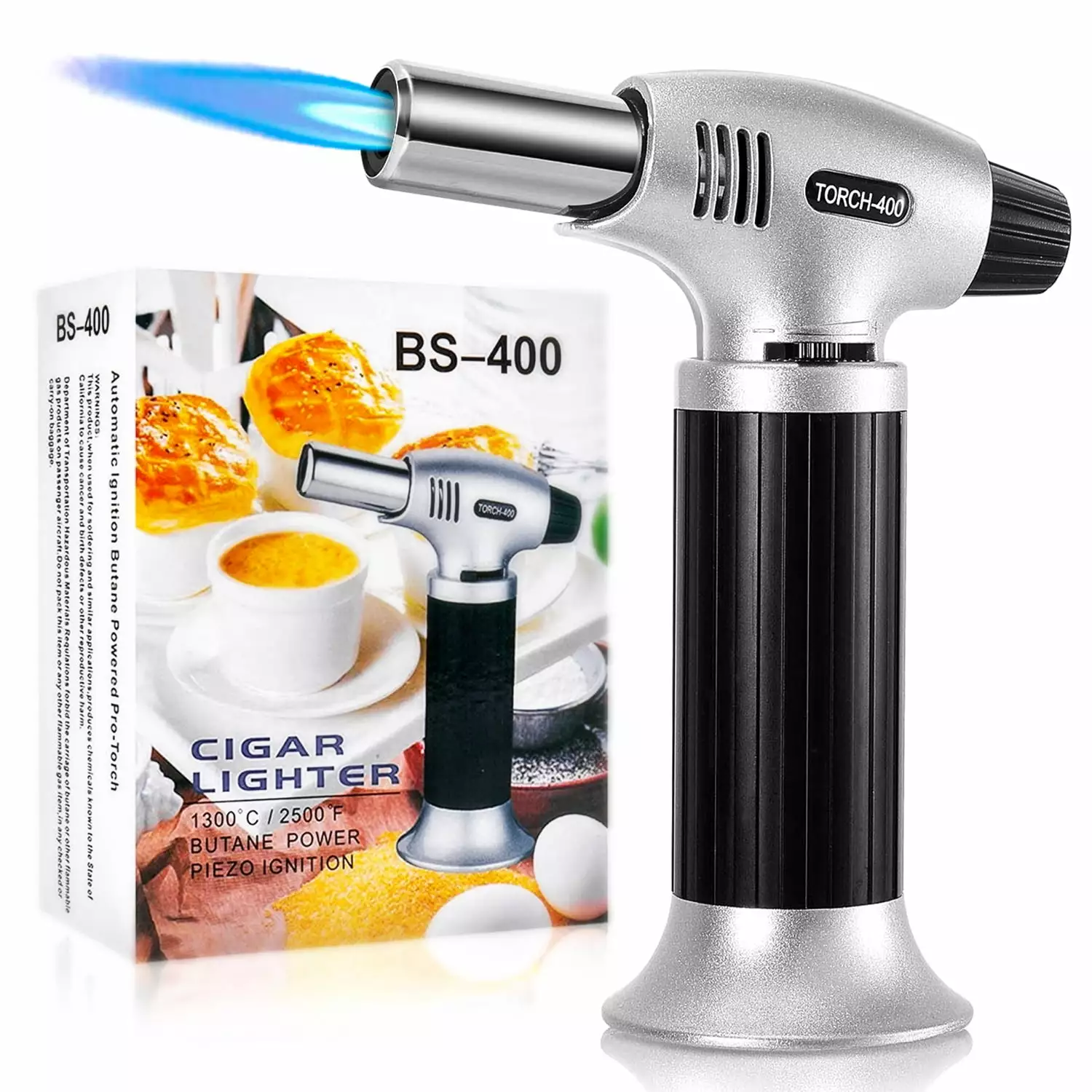 Culinary Butane Torch Lighters Kitchen Blow Torch Protectty Lock Cooking Fterwk